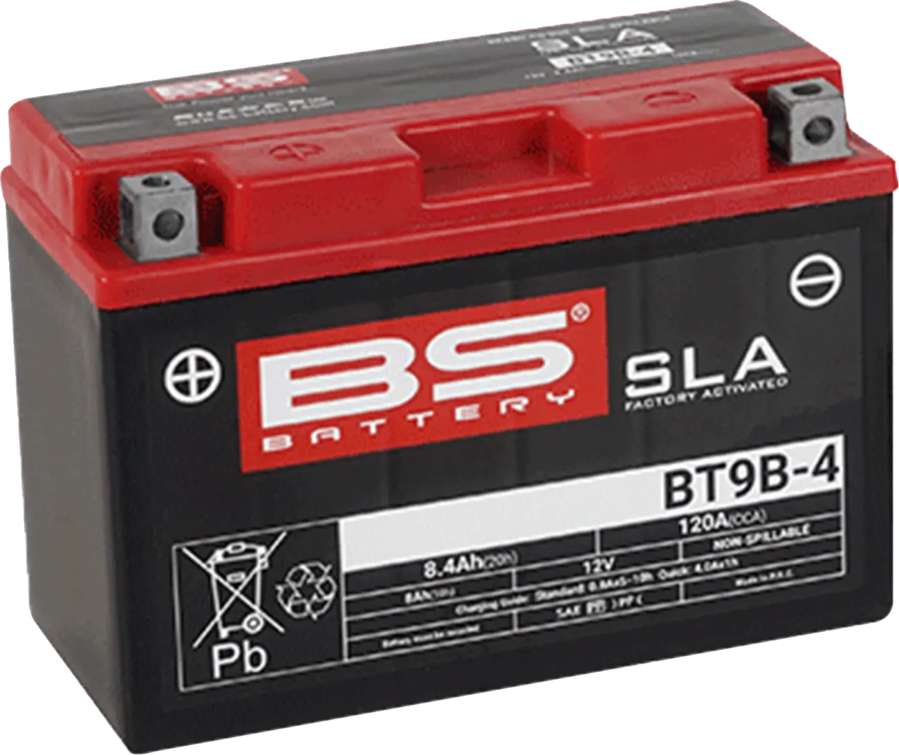 BS BATTERY BT9B-4 SLA Underhållsfritt AGM Batteri bild 1 PMMEDIA:ad1b382d36e11474