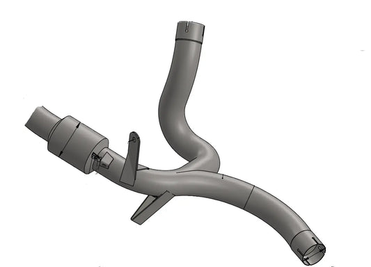 LEOVINCE Link Pipe i rostfritt stål bild 1 PMMEDIA:583e50a09f018f67