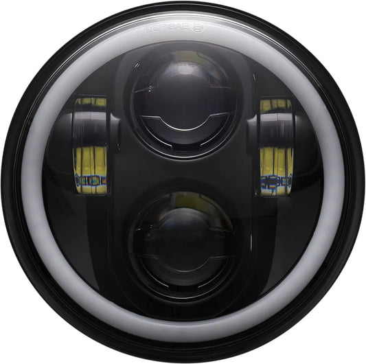 CUSTOM DYNAMICS 5,75" LED Strålkastare med Halo bild 1 PMMEDIA:9e87d0127af68f08