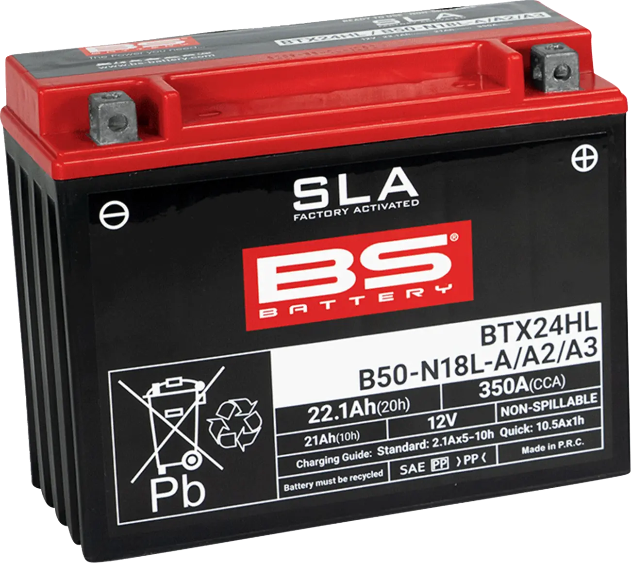 BS BATTERY BTX24HL AGM Underhållsfritt Batteri bild 1 PMMEDIA:fe30915f2f7c1166