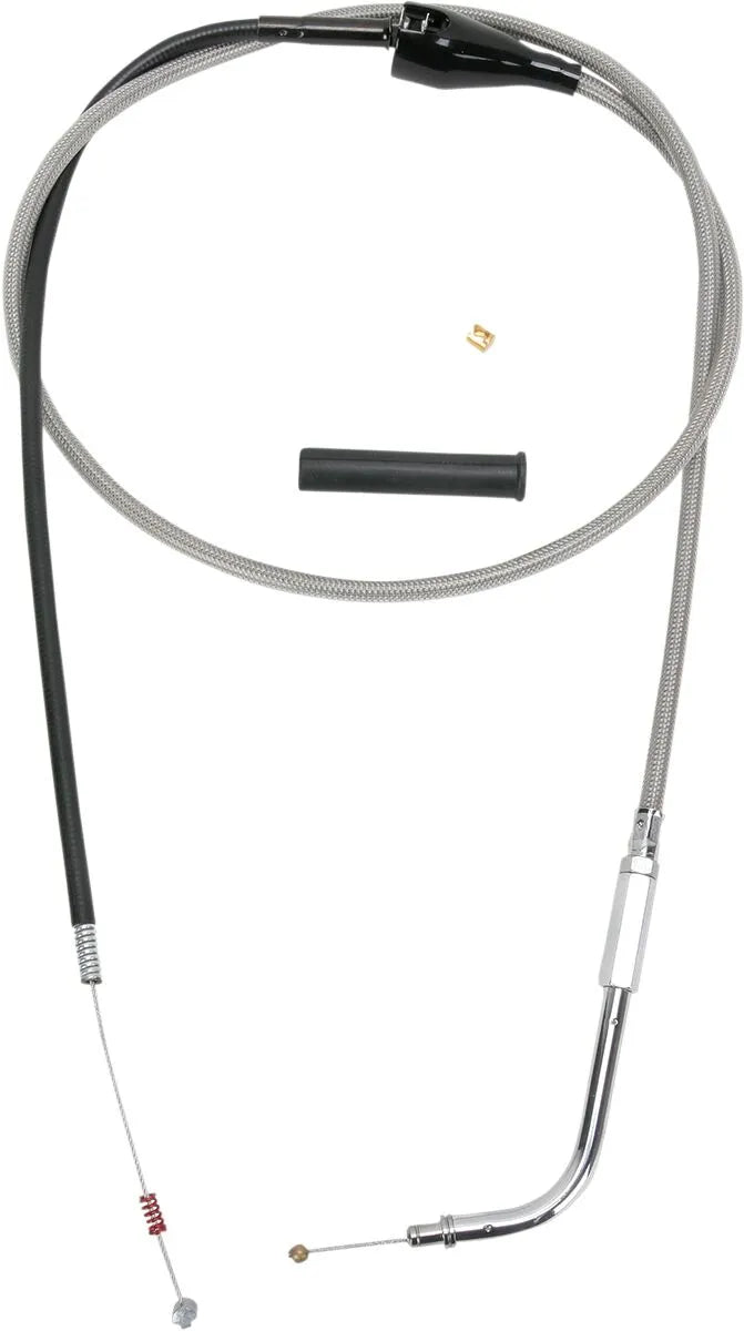 Drag Specialties Stainless Braided Idle Cable Tomgångskablar bild 6 PMMEDIA:4acab2abfba28138