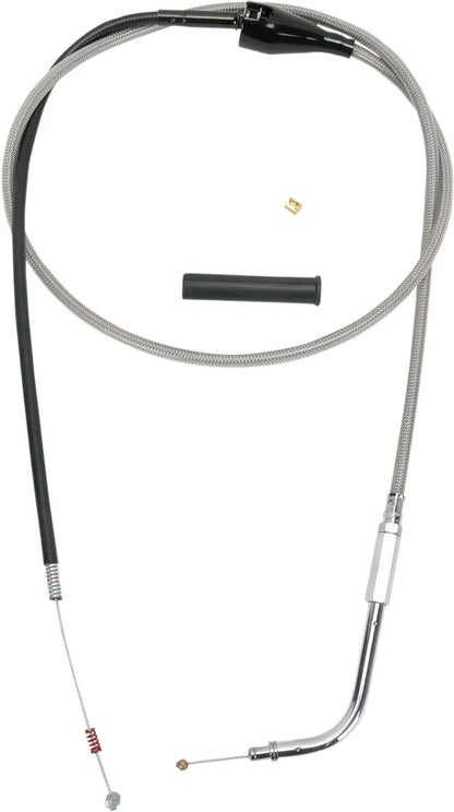 Drag Specialties Stainless Braided Idle Cable Tomgångskablar bild 6 PMMEDIA:4acab2abfba28138