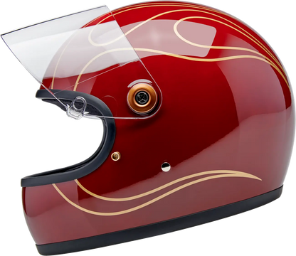 BILTWELL Gringo S Hjälm Glans Röd med Flames Small bild 7 PMMEDIA:fdefde78f63bc028