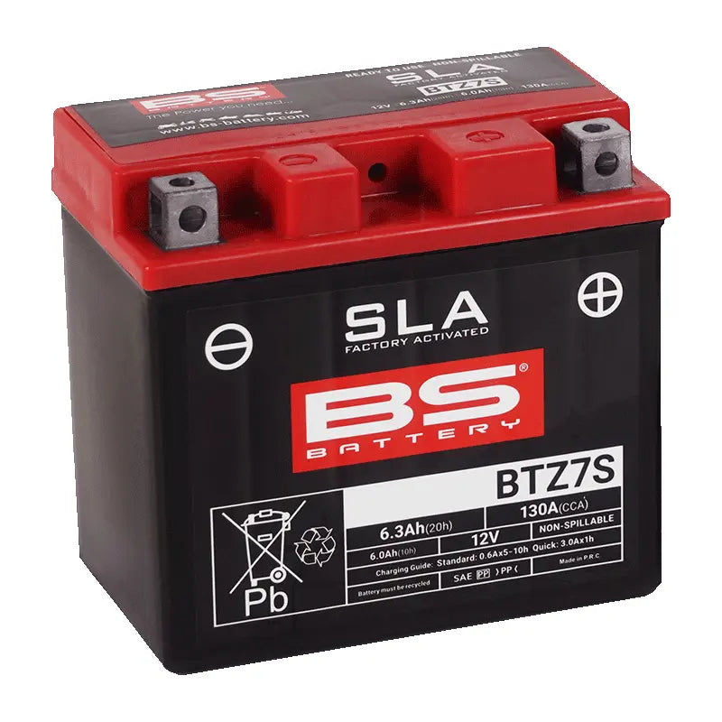 BS BATTERY BTZ7S AGM Underhållsfri Batteri 12V 6Ah bild 1 PMMEDIA:b18bacbeb61715cf