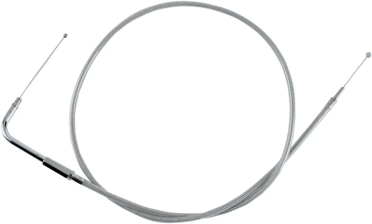 Drag Specialties Stainless Braided Throttle Cable Gasvajrar bild 12 PMMEDIA:c9347f46275edd42