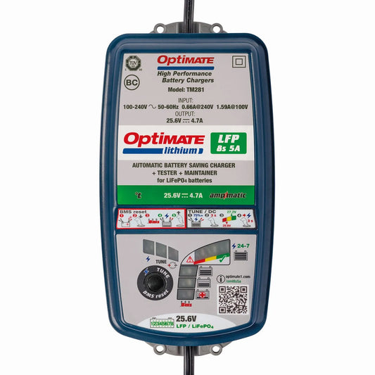 TECMATE OptiMate Lithium LFP 8s 5A Batteriladdare bild 1 PMMEDIA:301b67e7d0df13b0