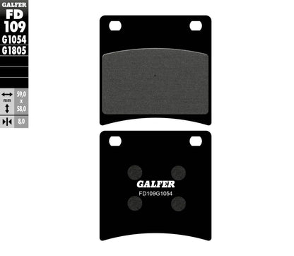GALFER Semi-Metallic Bromsbelägg bild 1 PMMEDIA:2c3354d973e4c4ab