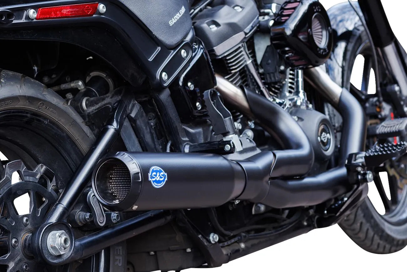 S S Cycle 2-into-1 Qualifier Exhaust System Kompletta avgassystem Harley bild 4 PMMEDIA:600128007a355337