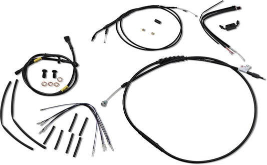 BURLY BRAND Kabel- och bromsslangpaket för Wide Glide Gorilla-styre bild 1 PMMEDIA:740319816e5737cc