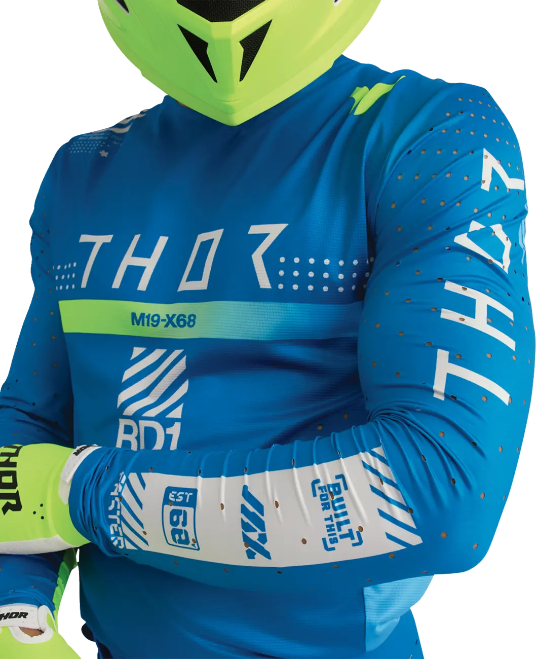 THOR Sportmode Synth Jersey Blå M bild 7 PMMEDIA:2c77b557e72547a4