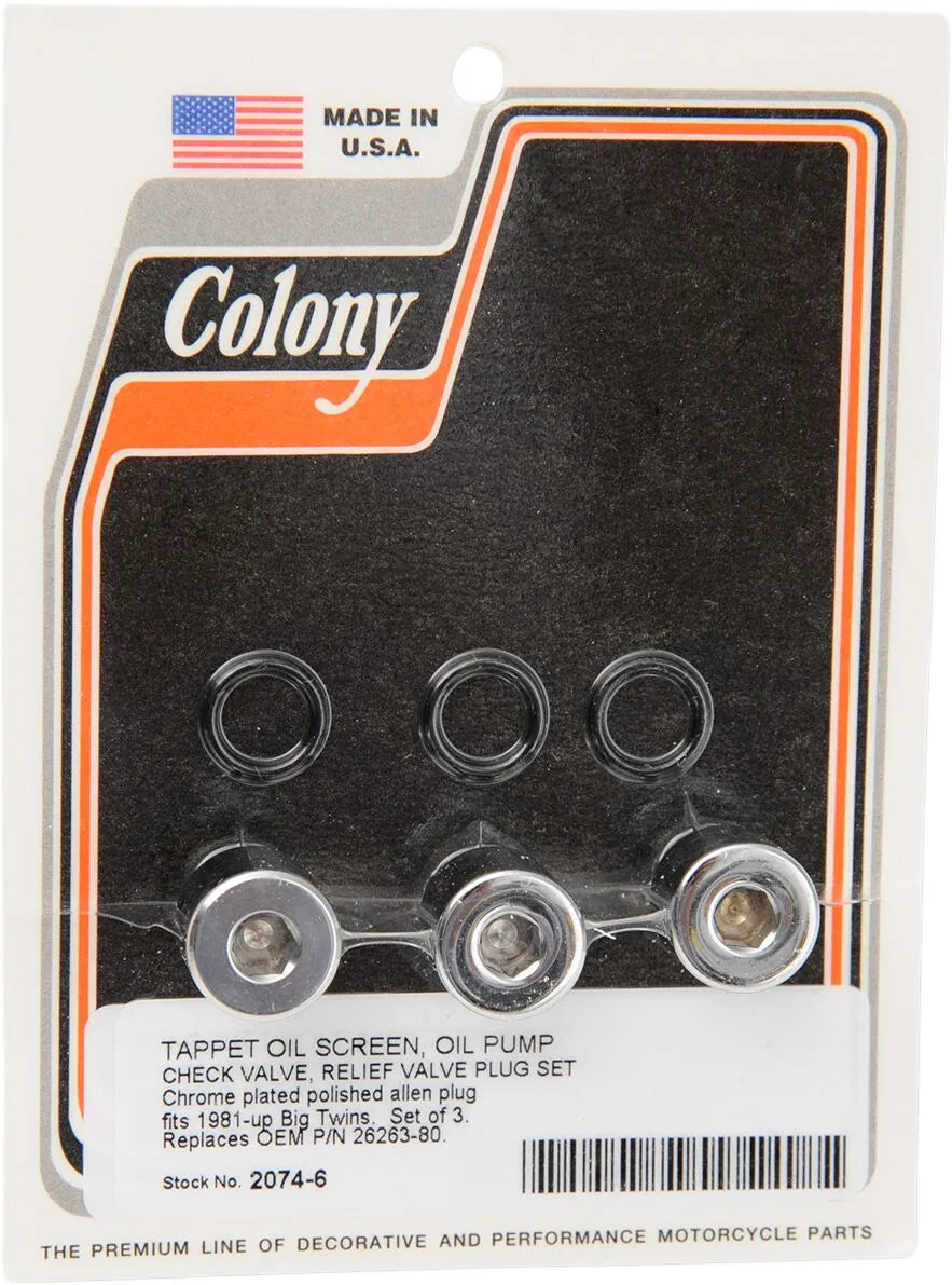 COLONY Oljepropp Kit för Harley-Davidson 81-99 bild 1 PMMEDIA:c279b8bf2e1bac6b