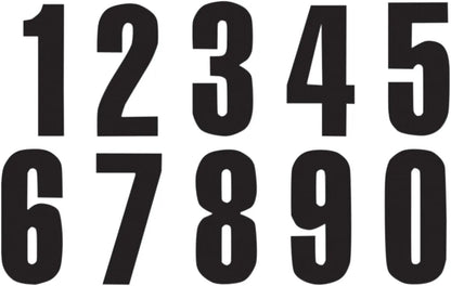 Blackbird Racing Three Series Numbers Dekor för registreringsskylt bild 2 PMMEDIA:e7bf77542e0058fc