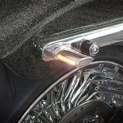 HEINZ BIKES Winglet LED Blinkers Matt Chrome bild 3 PMMEDIA:4195f0180264a817