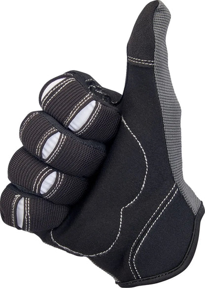 Biltwell Moto Handskar Grå/Svart Large bild 4 PMMEDIA:2b08cdc369b67c1b