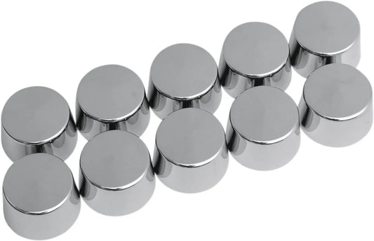 DRAG SPECIALTIES Bolt Covers 10-pack krom bild 1 PMMEDIA:e1c44b78258080a9