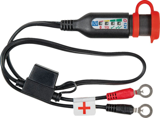 TECMATE OptiMate™ Permanent Power Lead med Batteri- och Laddstatus bild 1 PMMEDIA:0410b03d72b08588