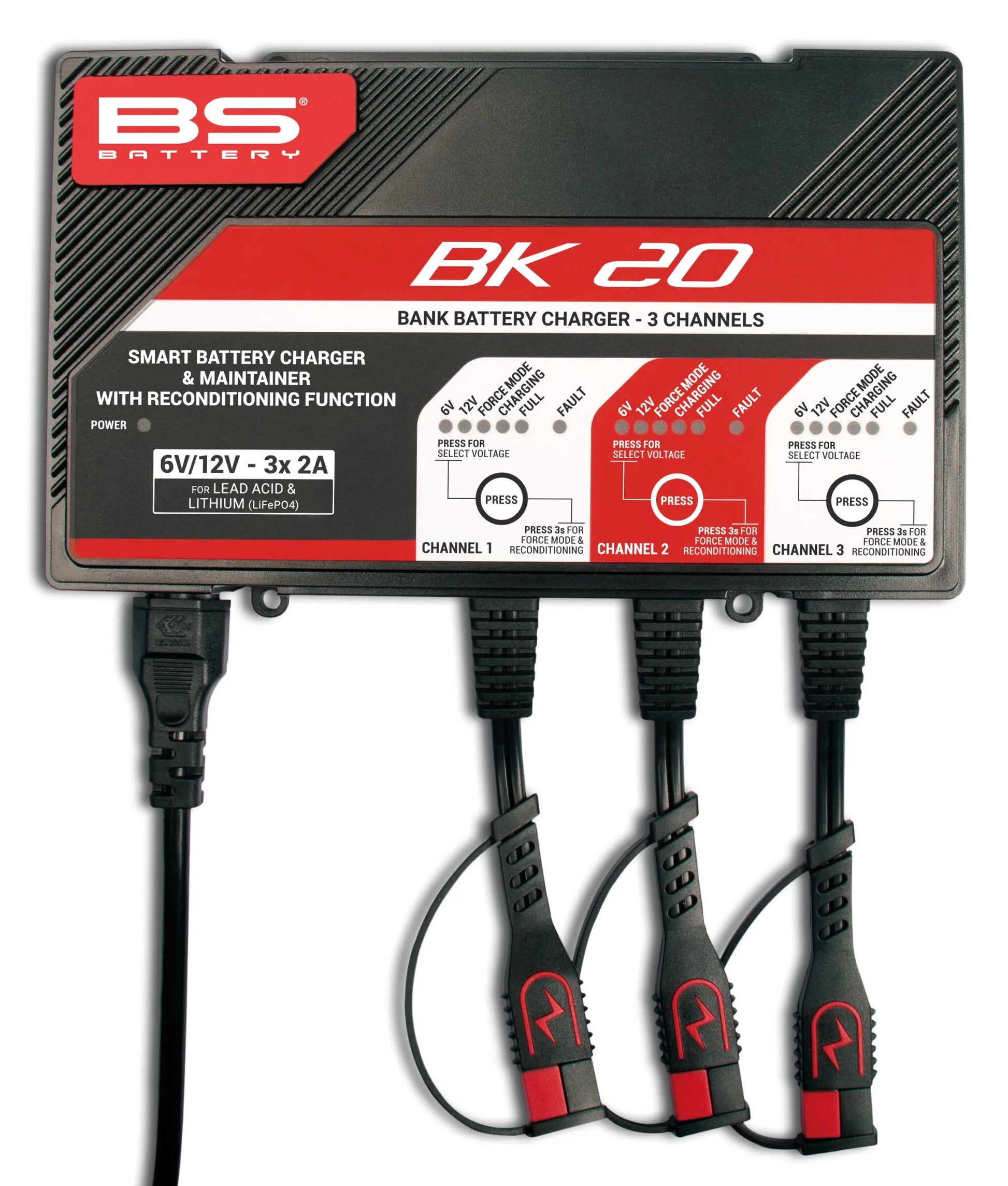 BS BATTERY SMART Bank Batteriladdare och Underhållare 12V bild 1 PMMEDIA:79b5cee4b3b924dd