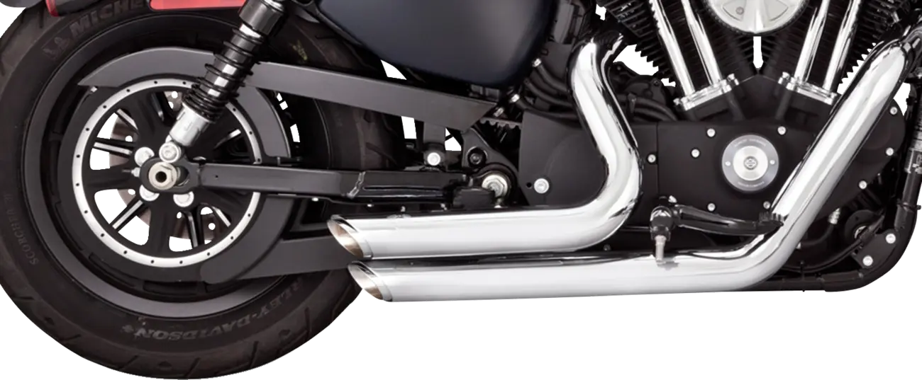 VANCE & HINES Shortshots Staggered Avgassystem Chrome XL bild 4 PMMEDIA:90bd925ae234bdc2