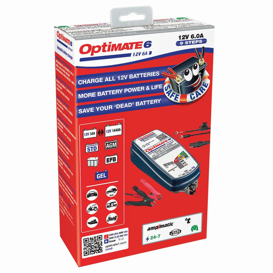 TECMATE Optimate 6 AMPMATIC 6A Batteriladdare bild 3 PMMEDIA:e78025dfb965bdb6