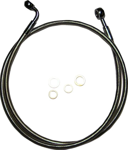 Magnum Shielding E-Z Align Braided Single Disc Front Brake Line Bromsslangar rostfritt stål bild 8 PMMEDIA:41da5f23f582d850