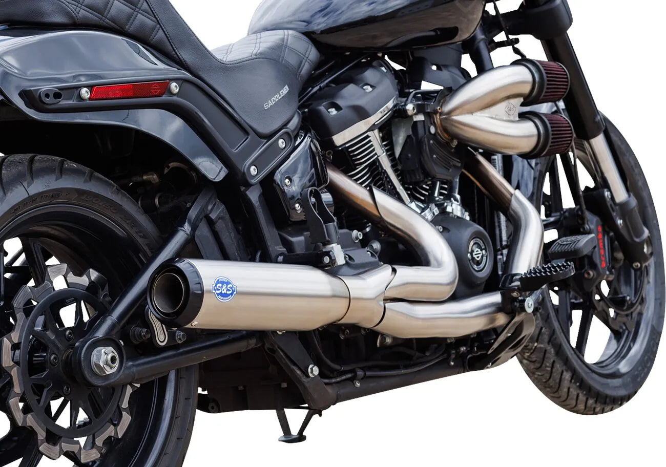 S S Cycle 2-into-1 Qualifier Exhaust System Kompletta avgassystem Harley bild 5 PMMEDIA:8012ecf1fae07d1d