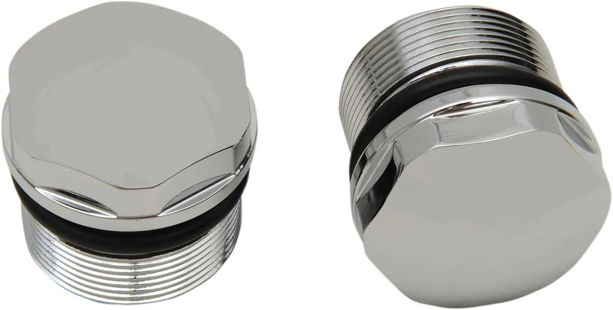 Drag Specialties Chrome Fork Tube Plugs and Caps Gaffelben bild 2 PMMEDIA:e76432f6a6fc86ea