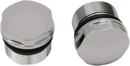 Drag Specialties Chrome Fork Tube Plugs and Caps Gaffelben bild 2 PMMEDIA:e76432f6a6fc86ea