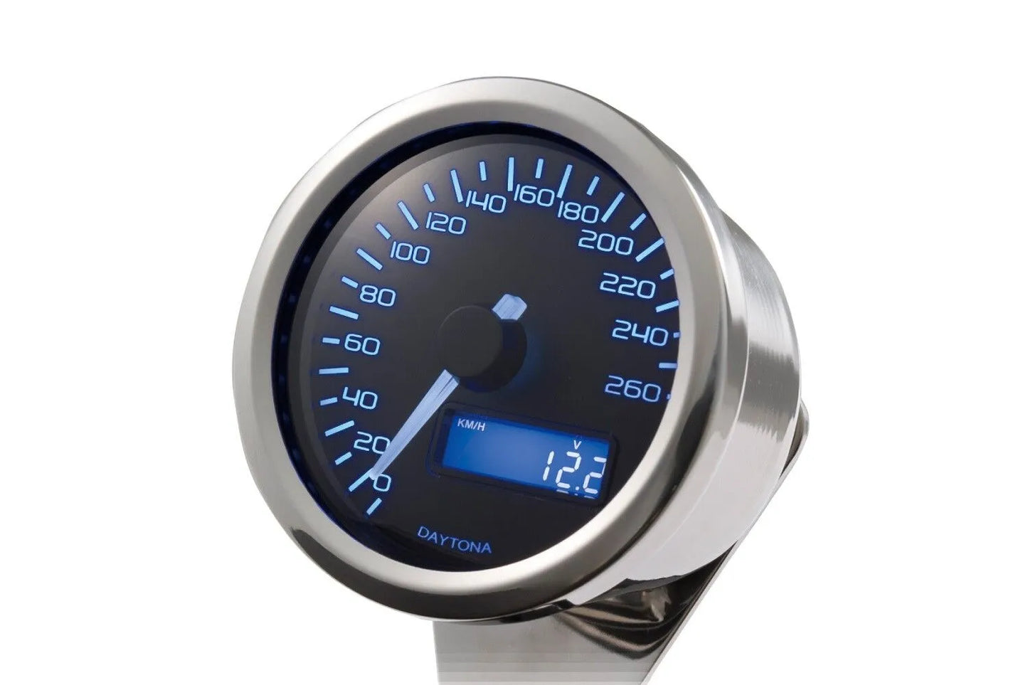 DAYTONA Velona60 Speedometer 260 Blue Polished bild 1 PMMEDIA:0d8d9b708355ba3e