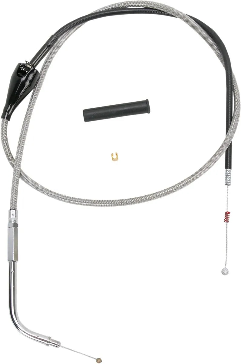 Drag Specialties Stainless Braided Idle Cable Tomgångskablar bild 7 PMMEDIA:11d8b1d8471fe793