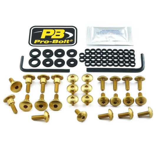PRO BOLT Aluminium Fairing Bolt Kit för Suzuki bild 1 PMMEDIA:d664d367dd748504