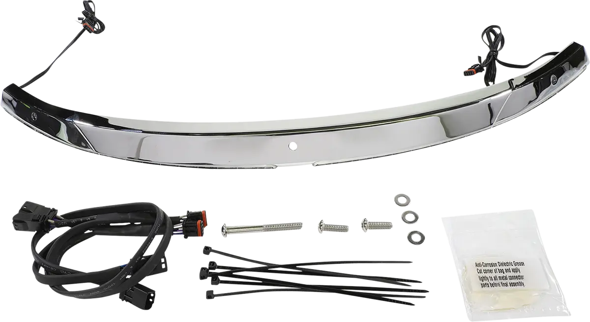 CIRO Windshield Trim i stål med LED-ljus bild 1 PMMEDIA:0b9384e7f4b101eb