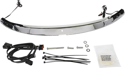 CIRO Windshield Trim i stål med LED-ljus bild 1 PMMEDIA:0b9384e7f4b101eb