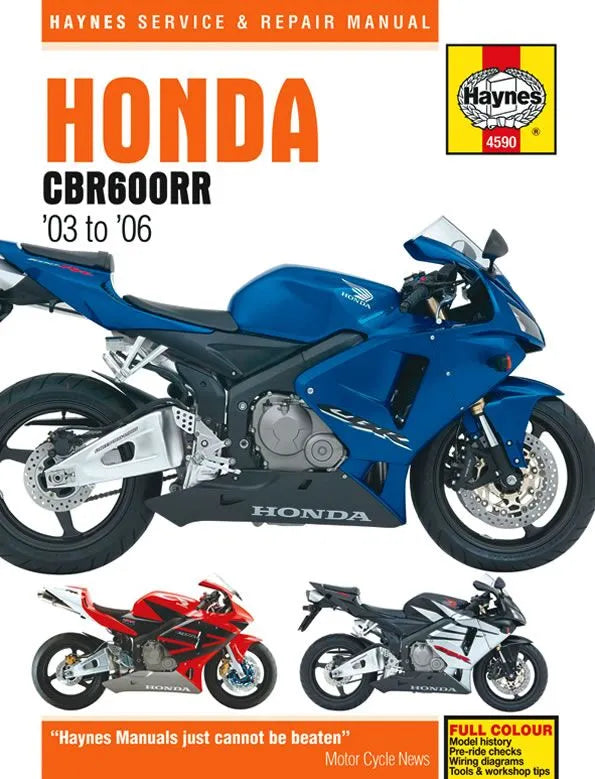 HAYNES Service Manual Honda CBR600 RR 03-06 bild 1 PMMEDIA:e3177efad0794b0d