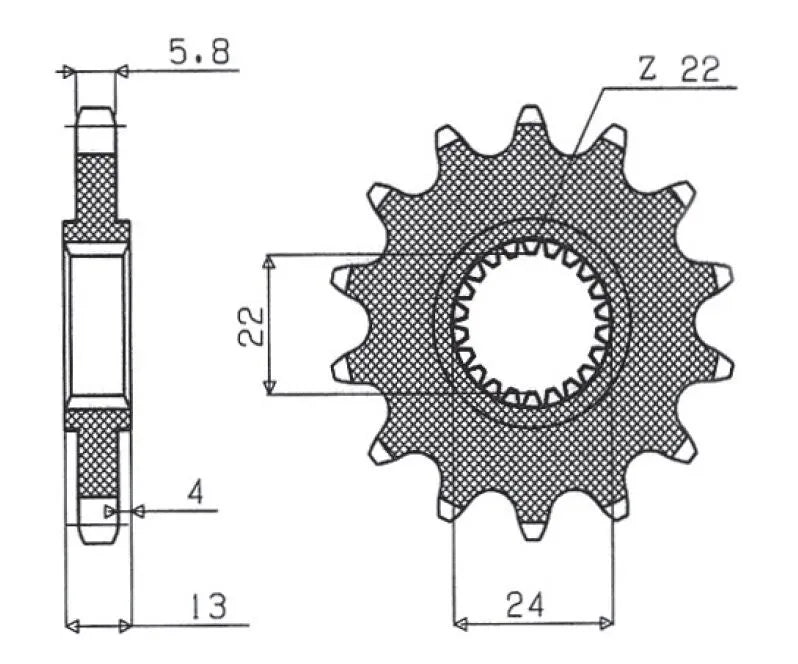 SUNSTAR SPROCKETS Powerdrive Framdrevsdrev 520 16T bild 1 PMMEDIA:a8d5df7d947dc848