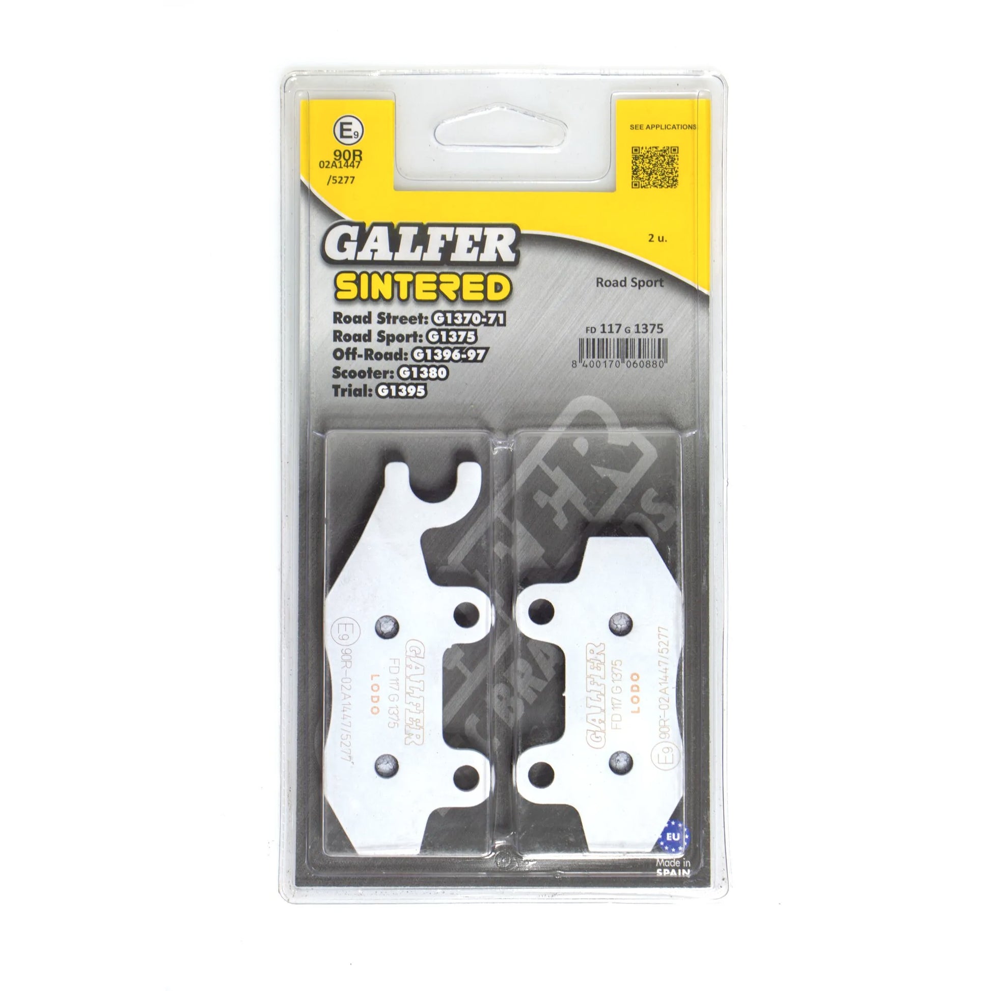 GALFER HH Sinterade Bromsbelägg Sport bild 1 PMMEDIA:72009becd837ed14
