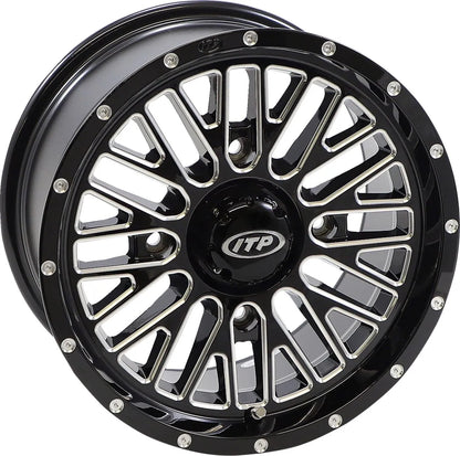 ITP Momentum 14x7 ATV-fälg 4/156 +30mm offset svart/maskinerad bild 1 PMMEDIA:2d923705ac270fee