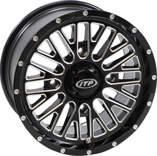 ITP Momentum 14x7 ATV-fälg 4/156 +30mm offset svart/maskinerad bild 1 PMMEDIA:2d923705ac270fee