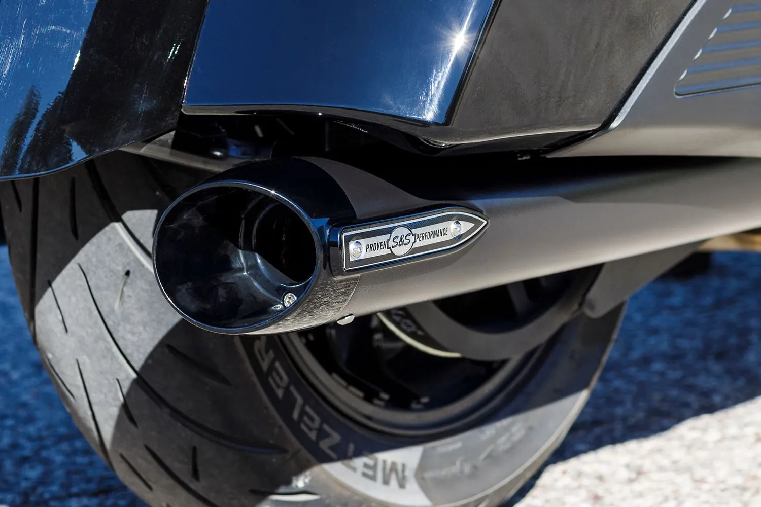 S S Cycle 4" Broadhead Slip-On Mufflers Ljuddämpare Harley bild 15 PMMEDIA:fc81c27b0ce2e682