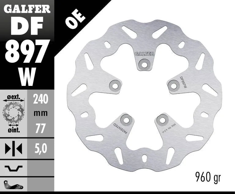 GALFER Wave® bromsskiva fast modell bild 2 PMMEDIA:f04334be4810ed6c
