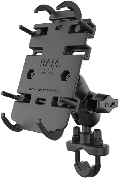 RAM MOUNTS Quick Grip™ Telefonhållare med U-bultfäste bild 1 PMMEDIA:bfde58dd612f088c