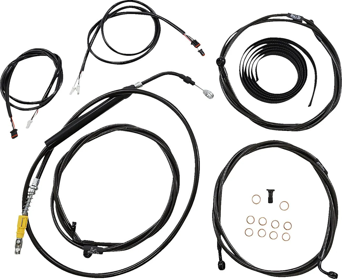 LA CHOPPERS Komplett Plug-and-Play Kabelkit ABS bild 1 PMMEDIA:df047d642e38fcfc