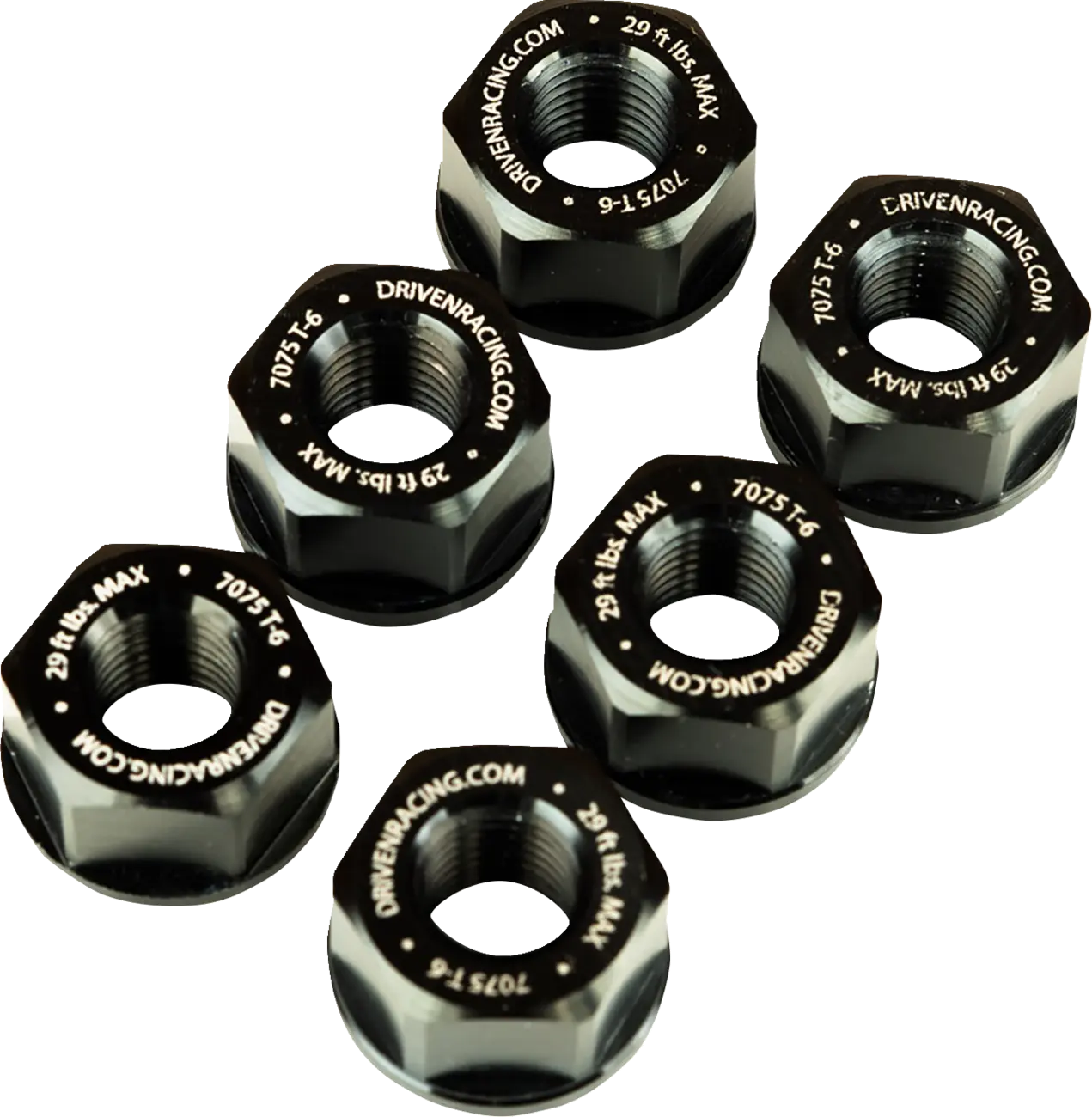 DRIVEN RACING Sprocket Nuts 10mm Aluminium Svarta bild 2 PMMEDIA:87c1847c30b2abf7