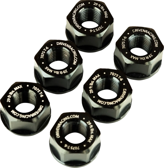 DRIVEN RACING Sprocket Nuts 10mm Aluminium Svarta bild 2 PMMEDIA:87c1847c30b2abf7