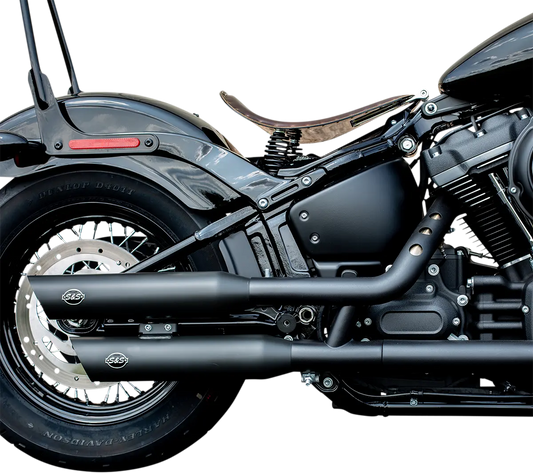 S&S CYCLE Slash-Cut Slip-On Ljuddämpare M8 Softail Svart bild 1 PMMEDIA:73f4cf31c362e626