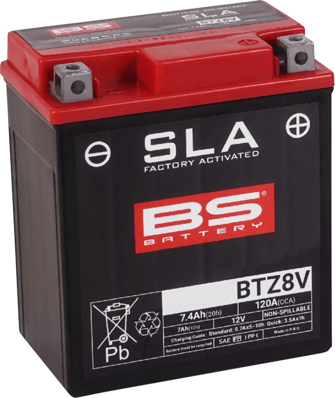 BS BATTERY BTZ8V Underhållsfritt AGM Batteri bild 1 PMMEDIA:4c9419b8e2a9d1f7