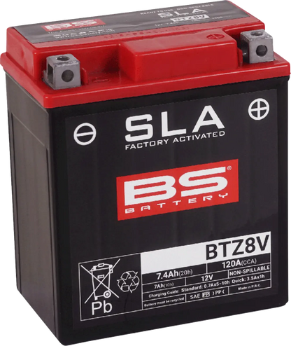 BS BATTERY BTZ8V Underhållsfritt AGM Batteri bild 1 PMMEDIA:4c9419b8e2a9d1f7