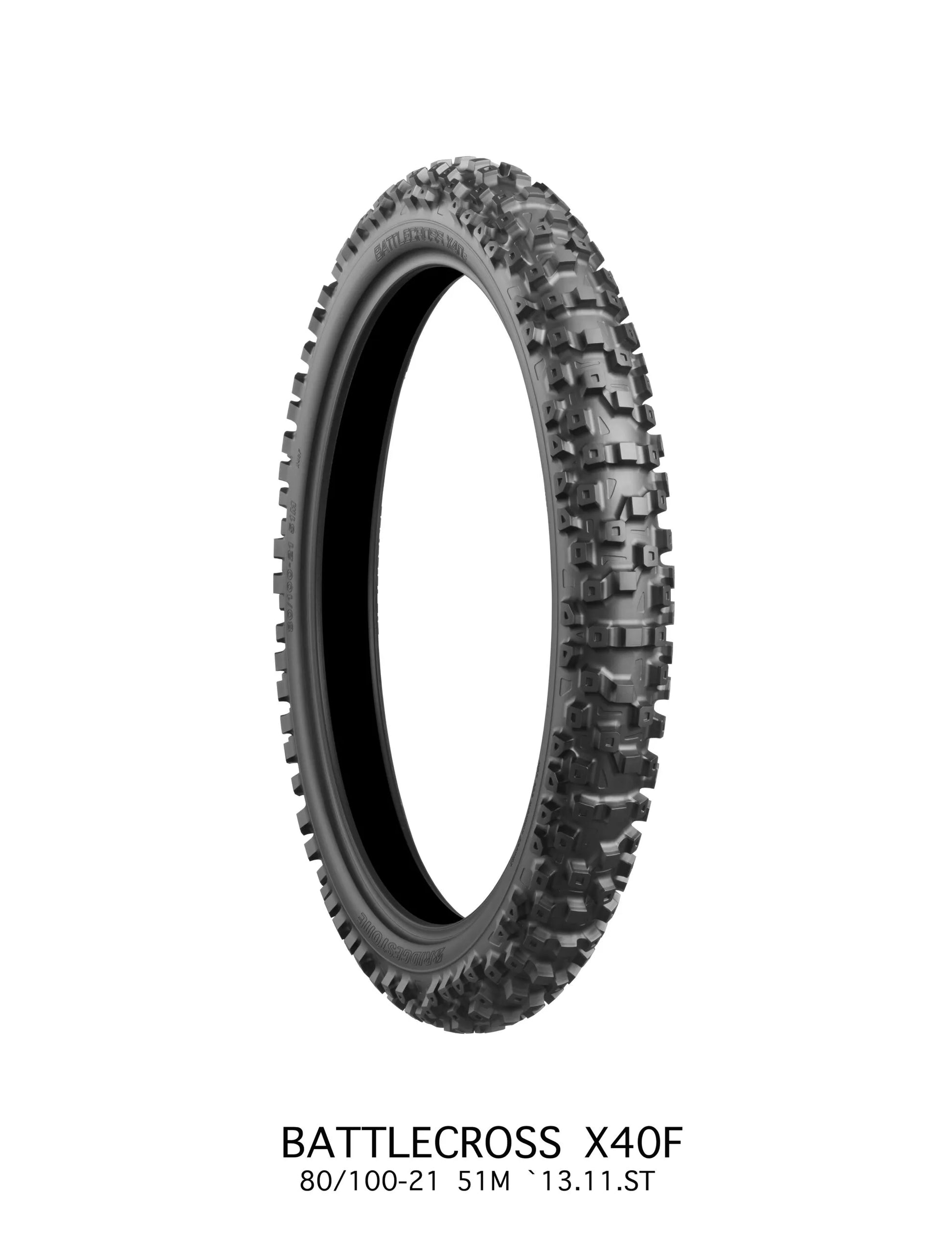 Bridgestone Battlecross X40 Crossdäck fram bild 1 PMMEDIA:9b8104b04eb99fab