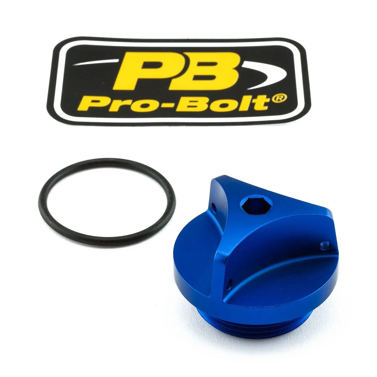 PRO BOLT Aluminium Oljepåfyllningslock BMW blå bild 1 PMMEDIA:f4f9ae6581f93451