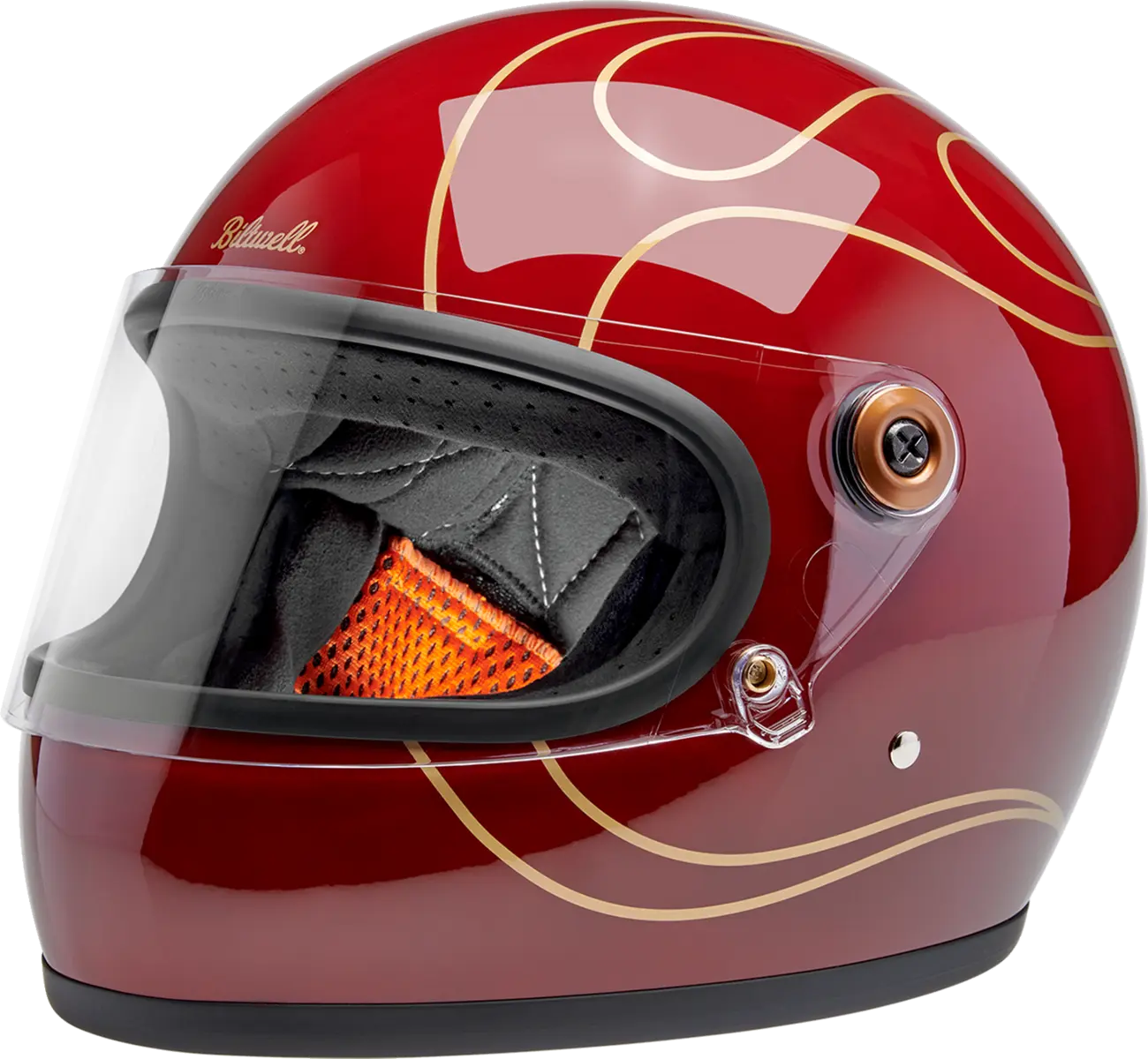 BILTWELL Gringo S Hjälm Gloss Garnet Red XL bild 1 PMMEDIA:c9d7917936465264