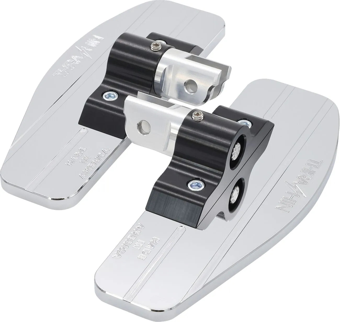 THRASHIN SUPPLY CO. Mini Floorboards M8 Softail Front Chrome bild 3 PMMEDIA:f6170a004c4f5292